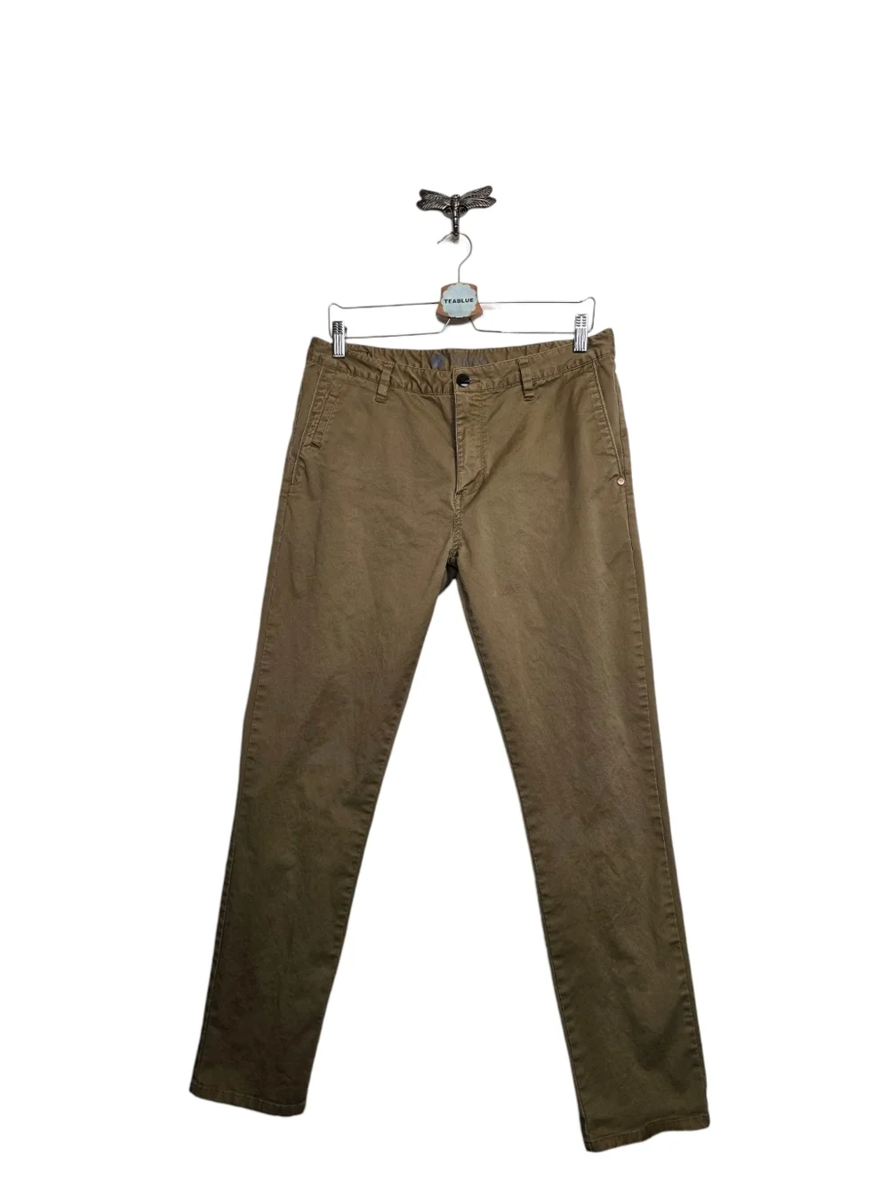 Vuori Collins Chino Pants Men’s 33 V433 Brown Stretch Cotton Slim Travel Casual - Picture 1 of 12